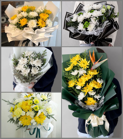 广东广州市增城区朱村街道白事花束代送